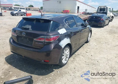 2012 Lexus Ct 200H Premium из США, поврежденный, VIN JTHKD5BH8C2063593